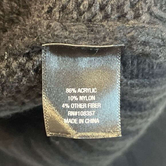 WORTHINGTON Womens Sweater XXL Crew Neck Long Sleeve Pullover Black NEW - Picture 8 of 15